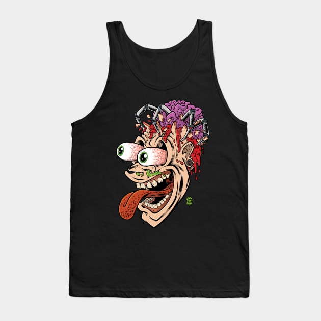 Brain Buster Tank Top by FatRocketStudios